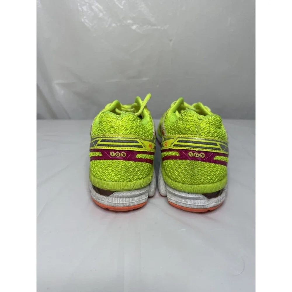 ASICS GT-2000 Women’s Size 9 Neon Yellow Pink Orange Running Shoes Sneakers
